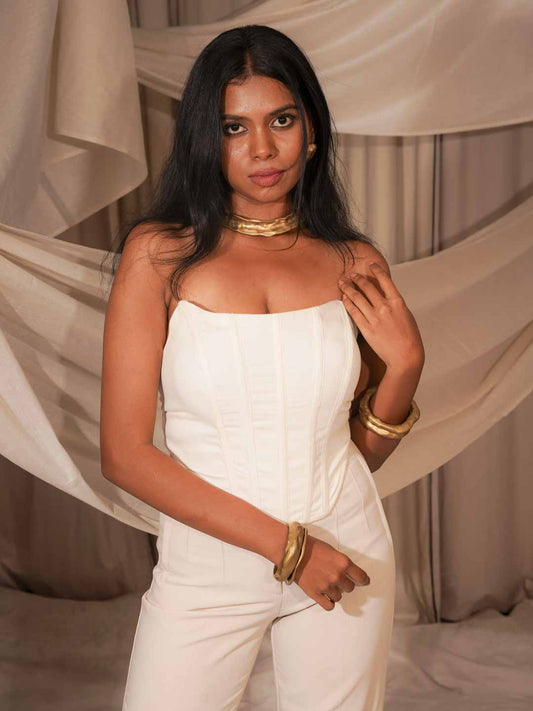 Classic White Corset