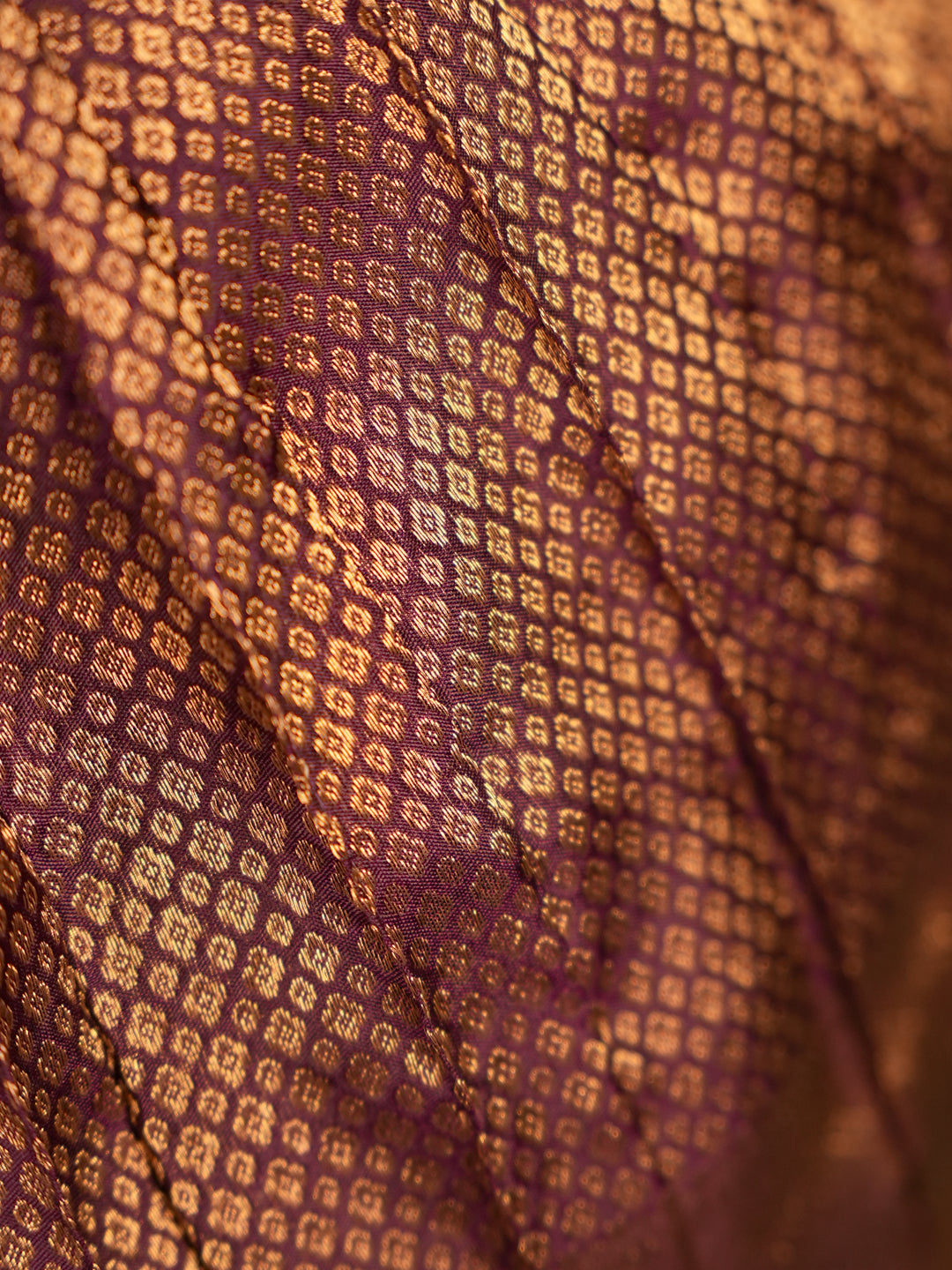 Royal Purple Pattu Gown – Bold & Beautiful for Baby Girls