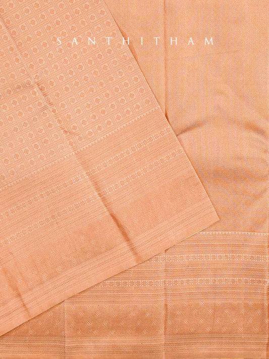 Sandal Colour Soft Silk Saree