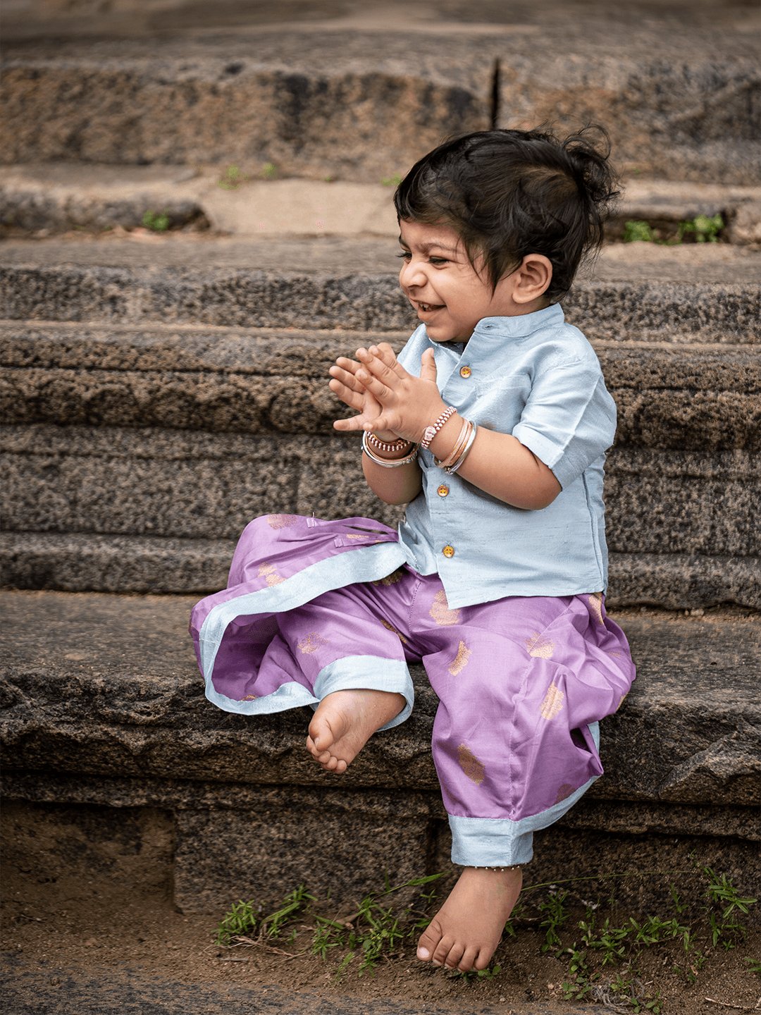 KANJIVARAM SILK DHOTI PANTS SET