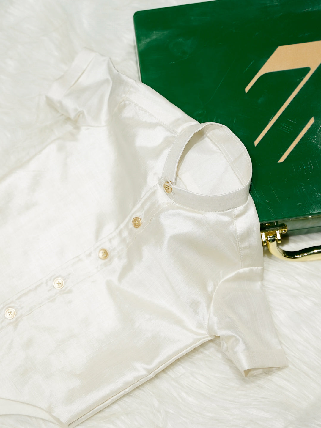 Off-White Signature Newborn Baby Boy Silk Romper | Luxury Baby Boy Gift Box
