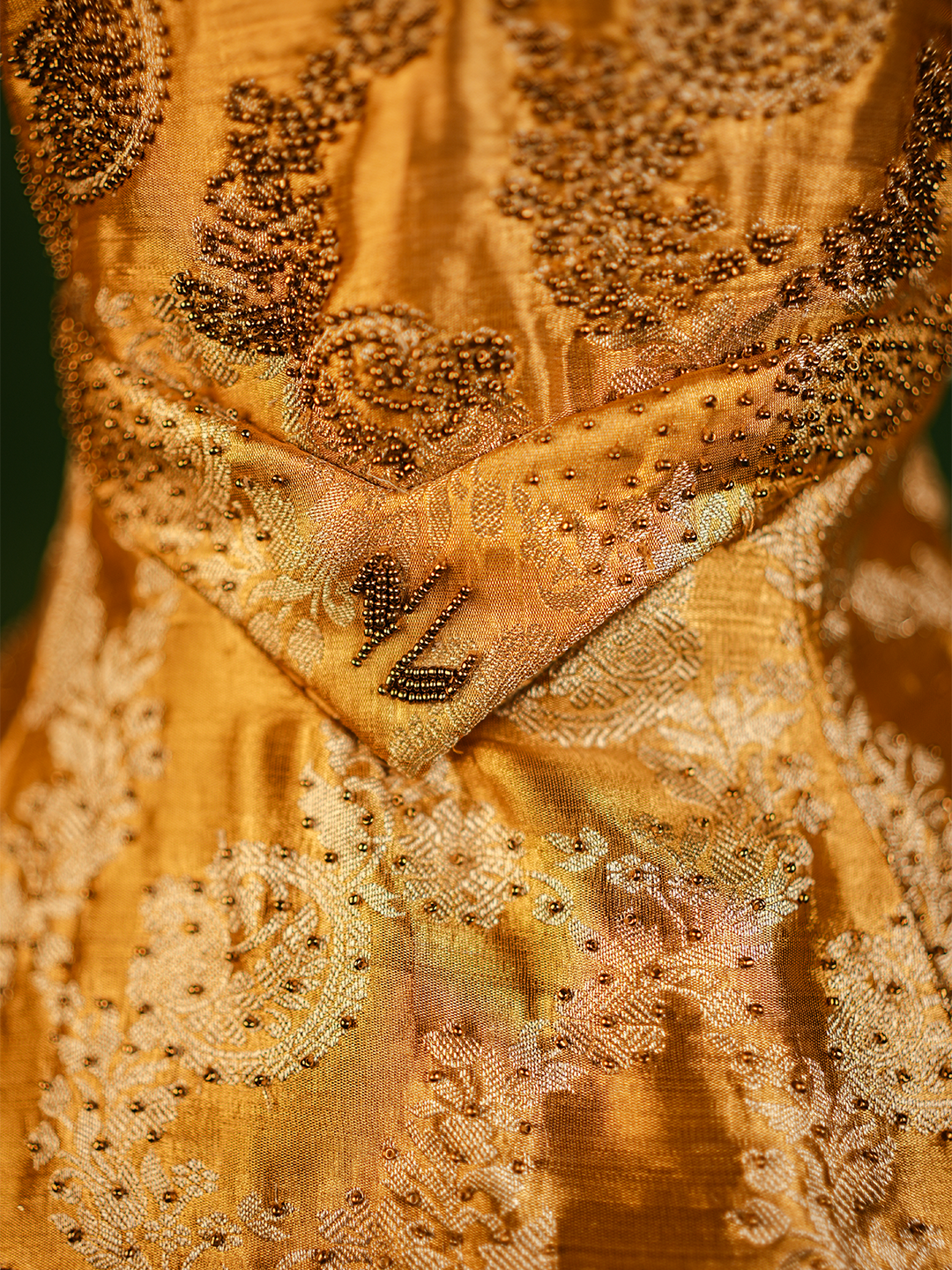 Luxury Gold Birthday Gown for Girls
