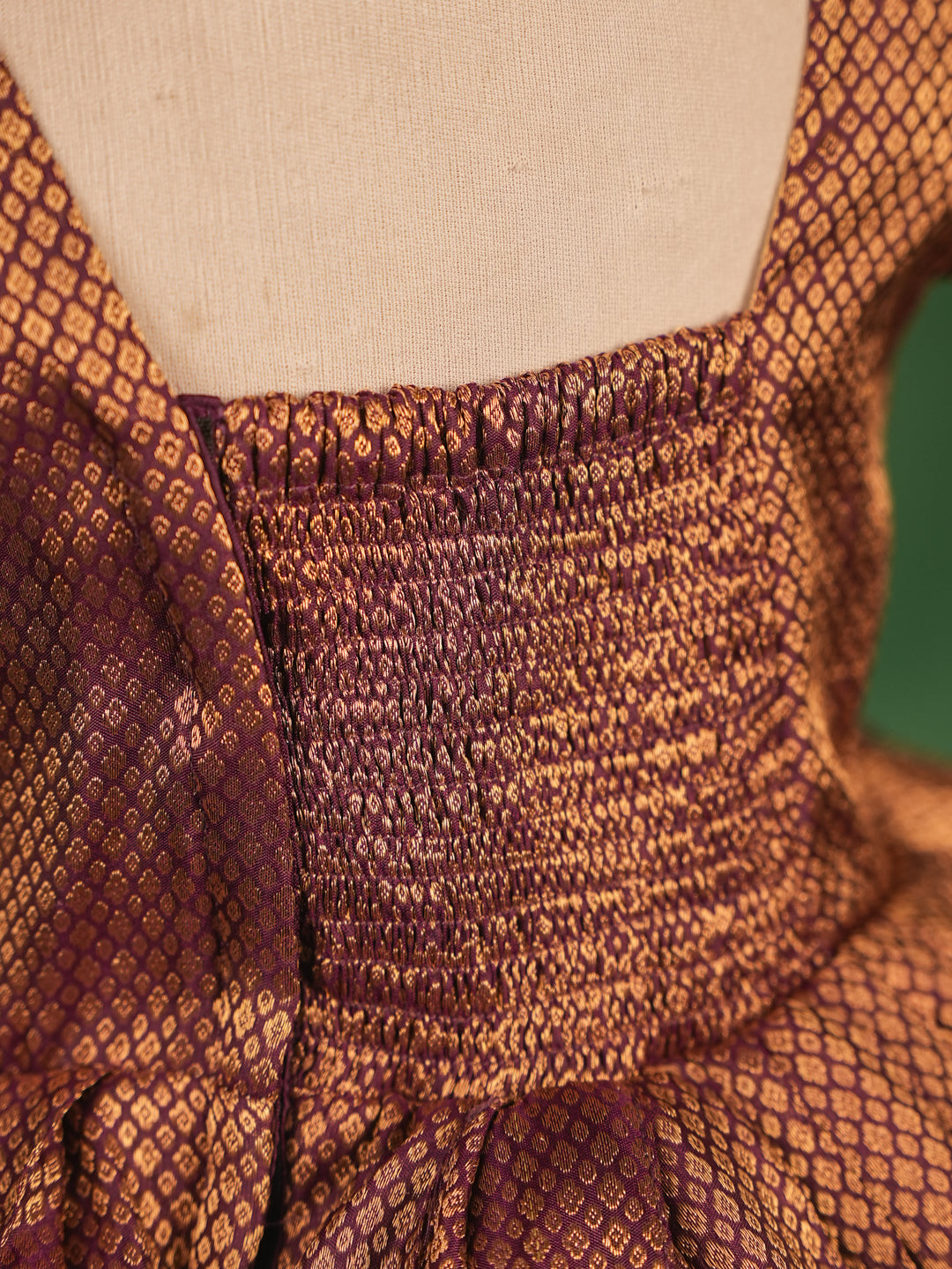 Royal Purple Pattu Gown – Bold & Beautiful for Baby Girls